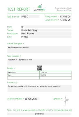 Hemi Pharma Retatrutide 10mg
