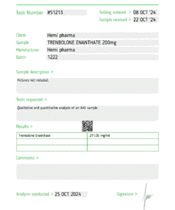 Hemi Pharma Trenbolone E 200
